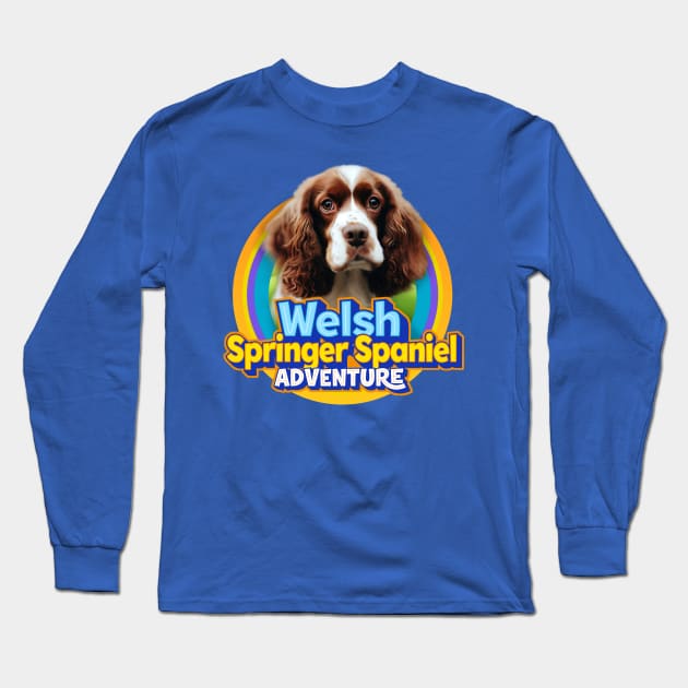 Welsh Springer Spaniel Long Sleeve T-Shirt by Puppy & cute
